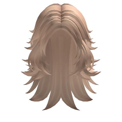 Fluffy Layered Wolfcut Blonde Roblox
