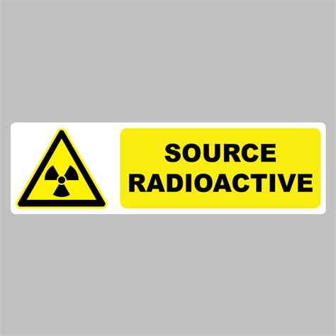 Autocollant Pictogramme Danger Source Radioactive 1225 | The Best Porn ...