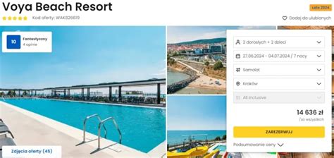 Voya Beach Resort w Bułgarii opinie i ceny 2024 Tanie Wakacje eu