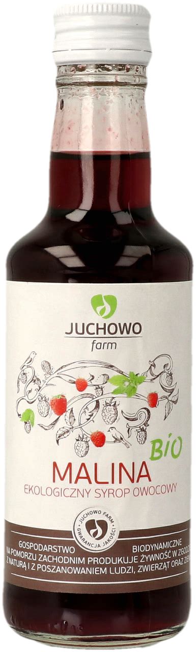 JUCHOWO FARM Syrop Z Malin Ekologiczny 200 Ml Drogeria Rossmann Pl