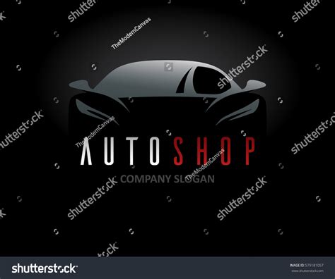 Auto Shop Car Logo Design Concept Stock Vector (Royalty Free) 579181057 ...