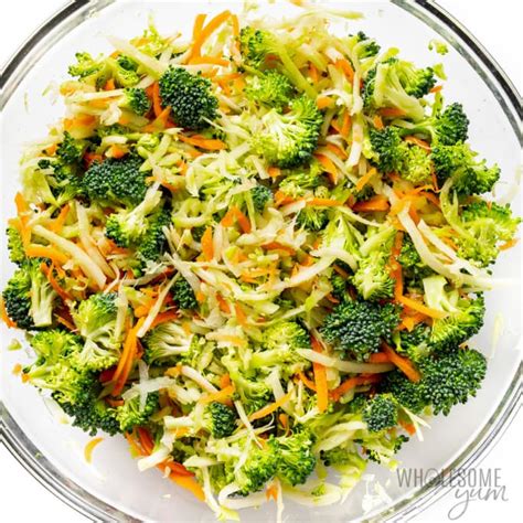 Broccoli Slaw Recipe 15 Minutes Wholesome Yum