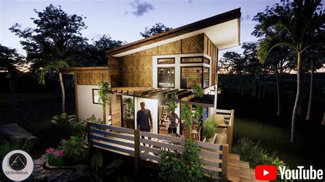 Tiny House With Loft Modern Bahay Kubo Amakan Bedroom Sqm X M S