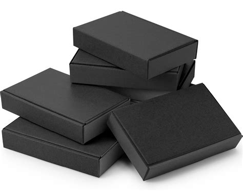 Buy HYFY 10 PCS Black Shipping Box Cardboard Box 30x23x8cm Small