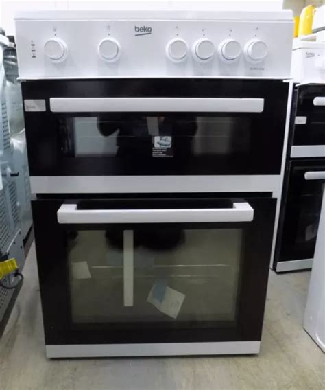 BEKO 60CM ELECTRIC Cooker White KDC611W 1 Year Warranty A Rated