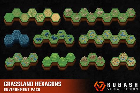 Environment Pack Grassland Hexagons D Environments Unity Asset Store