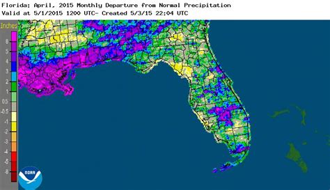 Florida climate summary for April 2015 available | Climate and ...