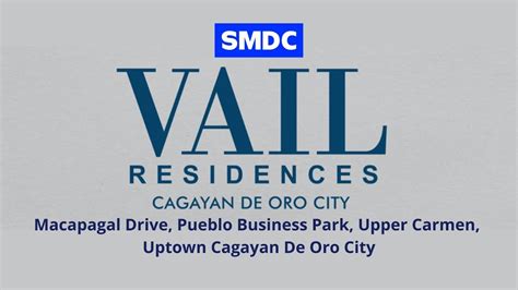 Smdc Vail Residences In Uptown Cagayan De Oro Youtube