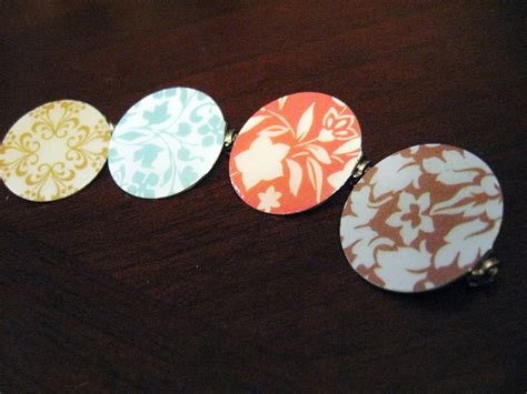 Diy Decorative Scrapbook Paper Pins Make Something Mondays