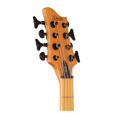 Disc Schecter Riot Session 8 String Bass Guitar Aged Natural Satin At Gear4music