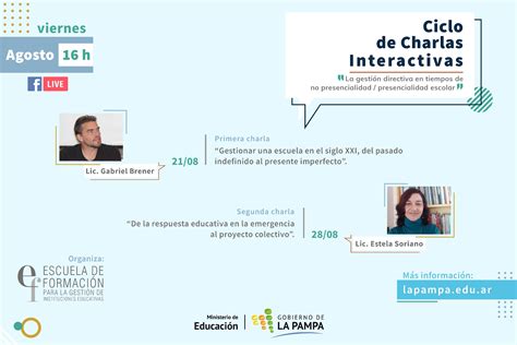 Ciclo de Charlas Interactivas Ministerio de Educación Gobierno de