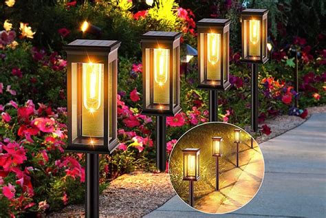 Outdoor Pathway Solar Lights Deal - Wowcher