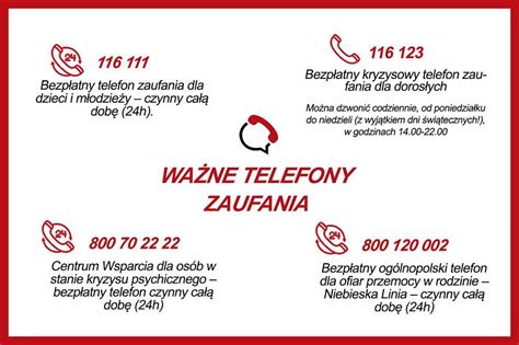 Telefony Zaufania Szko A Podstawowa Nr Im Armii Krajowej W Boles Awcu