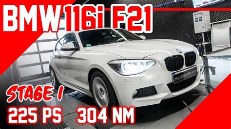 BMW 116i F21 Stage 1 Chiptuning Dyno 100 200 Zeiten Mcchip Dkr