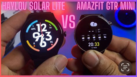 Comparativo Haylou Solar Lite Vs Amazfit Gtr Mini Qual O Que Compensa