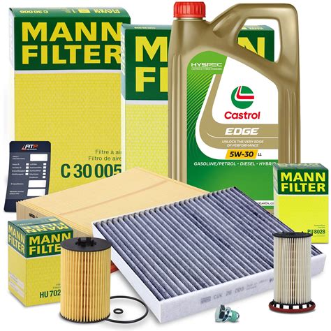 MANN FILTER Inspektionspaket Set B 5l 5W 30 Motoröl 40511116 günstig