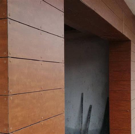 Brown Matte Hpl Wall Cladding Thickness Mm At Rs Sq Ft In