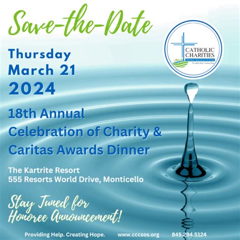 2024 Celebration Of Charity And Caritas Awards Dinner Catholic Charities