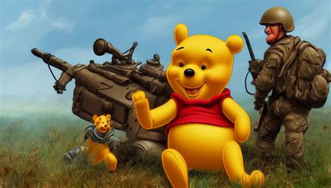 Xi Jinping As Winnie The Pooh Nightmare Scary Stable Diffusion