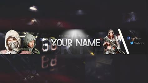 Design professional youtube gaming channel art banner by Itsyourandro | Fiverr