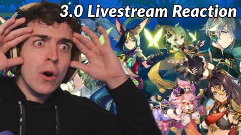 Genshin Impact Version 3 0 Special Program Live Stream FULL REACTION