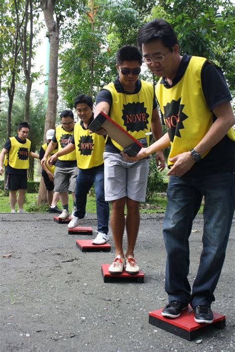 Camping Games a team building activity on a Track of the Tiger Team ...