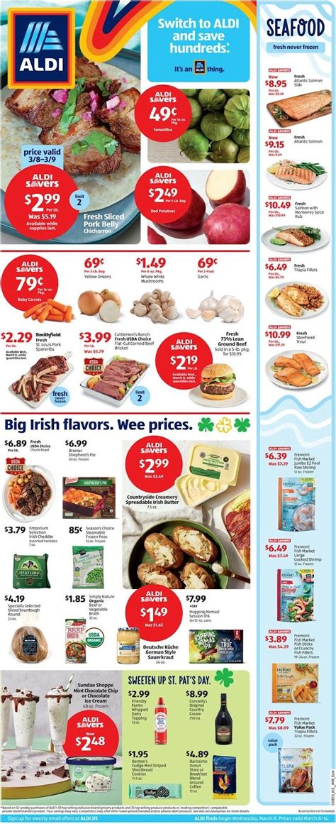 Aldi Weekly Ad Seafood Specials And More