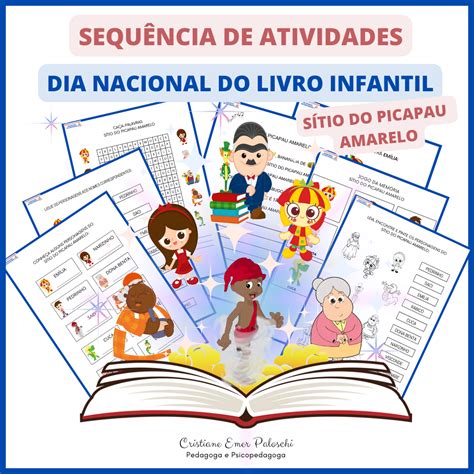 Dia Nacional Do Livro Infantil Atividades - Sequência de atividades Dia Nacional do Livro Infantil - Cristiane ...