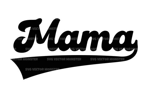 Mama Retro Svg Cut File Graphic by svgvectormonster · Creative Fabrica