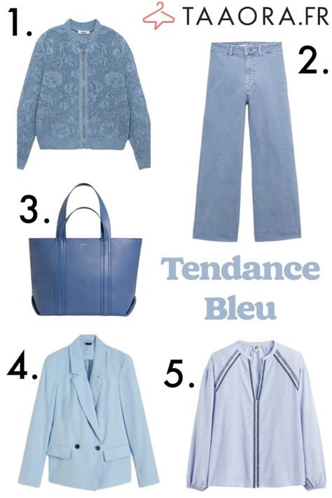 Couleur tendance printemps été 2024 le bleu Taaora Blog Mode