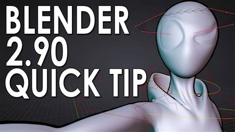 Blender 2 90 Quick Tip Curve Bone Shapes YouTube