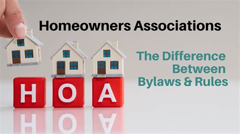 The Role Of Bylaws And Rules In Shaping Hoa Communities