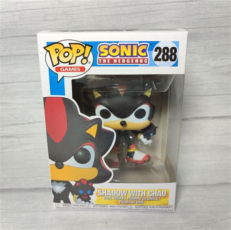 Funko Pop 288 Shadow With Chao Sonic The Hedgehog Hot Topic Etsy