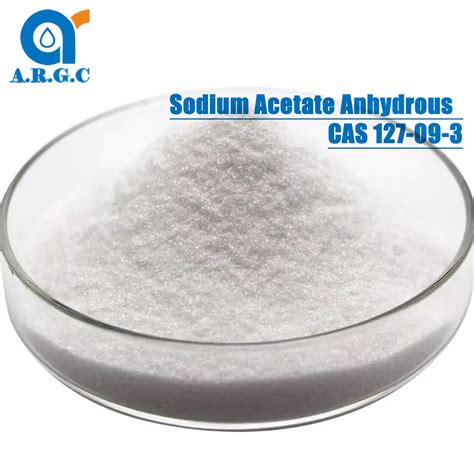 Supplier Industrial Grade Sodium Acetate Anhydrous 99 CAS 127 09 3