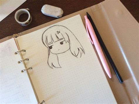 つ ༽つᗒᗣᗕ՞ Chibi Office Supplies Notebook The Notebook Exercise