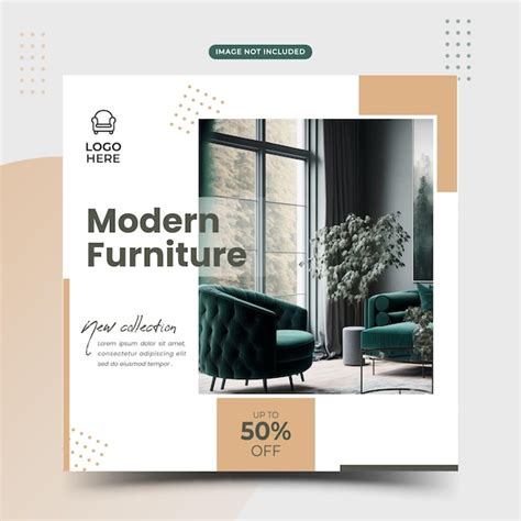 Premium Psd Furniture Sale Social Media And Instagram Post Template