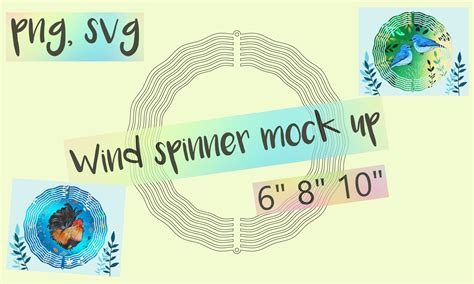 Wind Spinner Mock Up Png Svg Graphic By Studio Jay Creative Fabrica