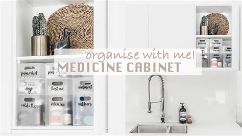 Medicine Cabinet Organisation Organise With Me Medicine Cabinet