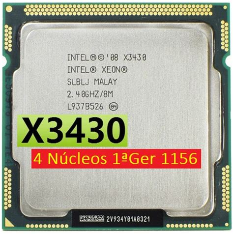 Processador Intel Xeon X3430 PC Distribuidora