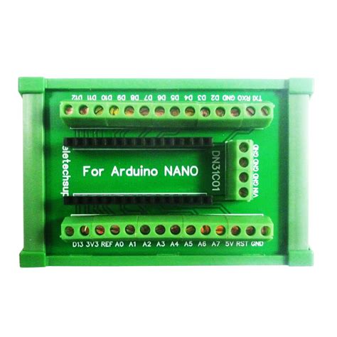 Din Rail Mount Screw Terminal Block Breakout Module Plc Expanding Board