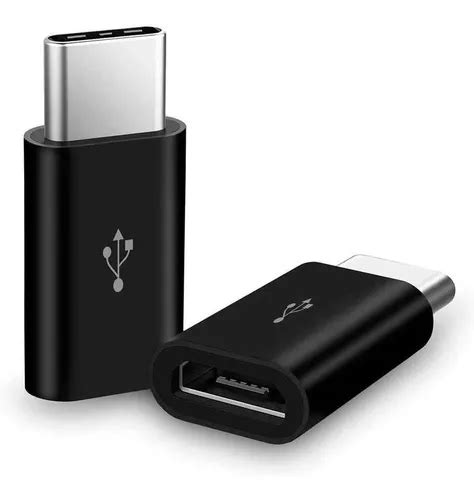 Adaptador Netmak Tipo Usb C Macho A Micro Usb Hembra 2 0 Color Negro