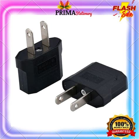 Jual AYABDG Adapter Konverter Charger Power Plug Eu Female Ke Us Male