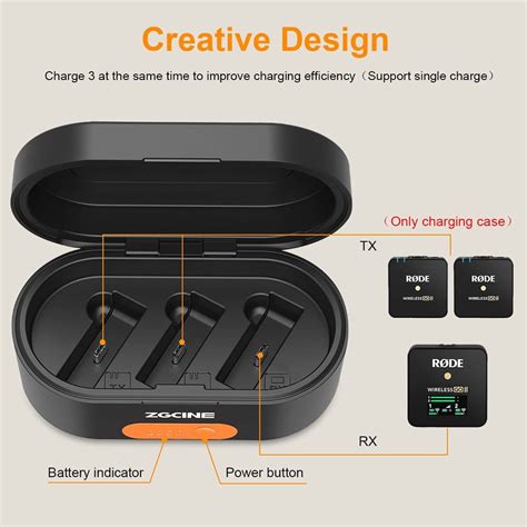 Zgcine Zg R Fast Charging Power Charging Case Box Mah Built In