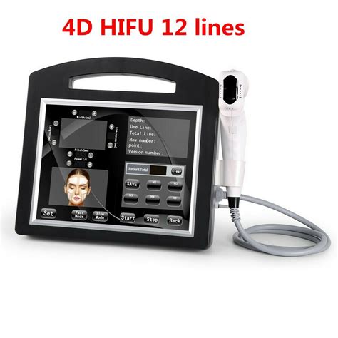 Professional 3D 4D HIFU 12 Lines High Intensity Focused Ultrasound Hifu