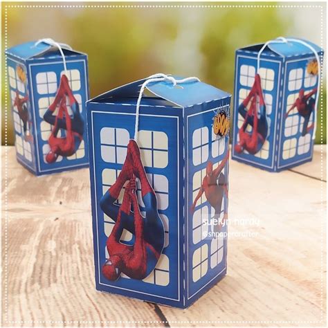 Spiderman Treat Box Building Box