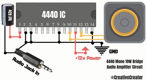 4440 Amplifier Kit Circuit Diagram