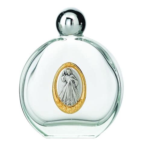 Glass Holy Water Bottle Featuring Divine Mercy Divine Mercy T Shop