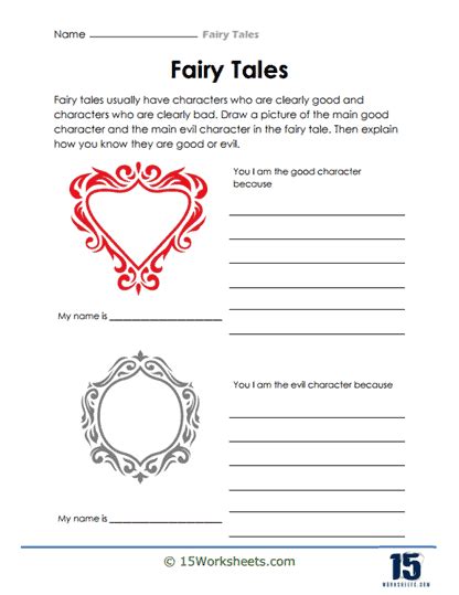 Fairy Tales Worksheets 15