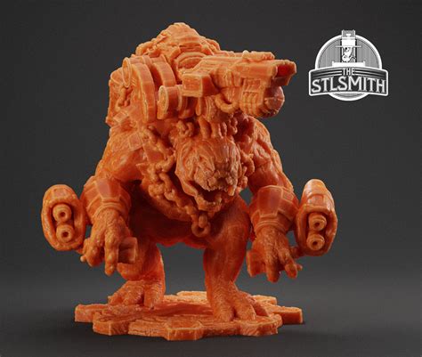 STL File Brumak Gears Of War OT Miniature STL3D Printable Design To