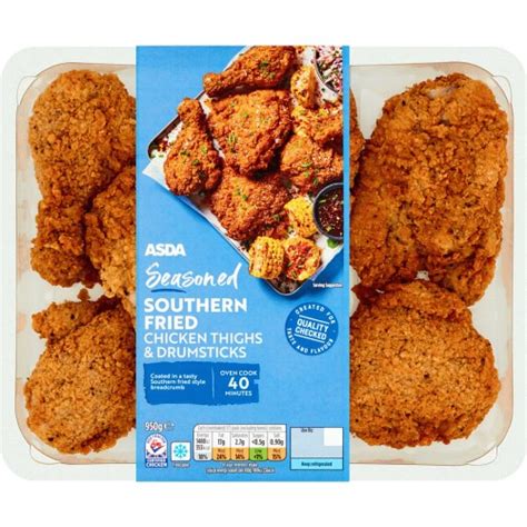 Asda Southern Fried Thighs Drumsticks G Compare Prices Where